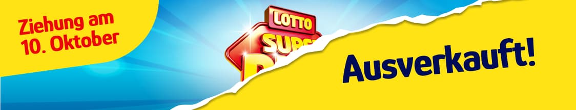 Banner LOTTO SuperDing 2026 - Ausverkauft