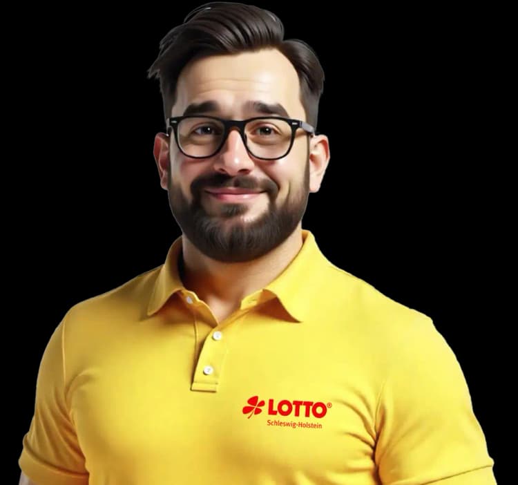 Portrait vom Lotto-Lotsen in Lotto Schleswig-Holstein-Uniform