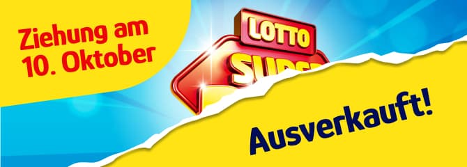 Banner LOTTO SuperDing 2026 - Ausverkauft