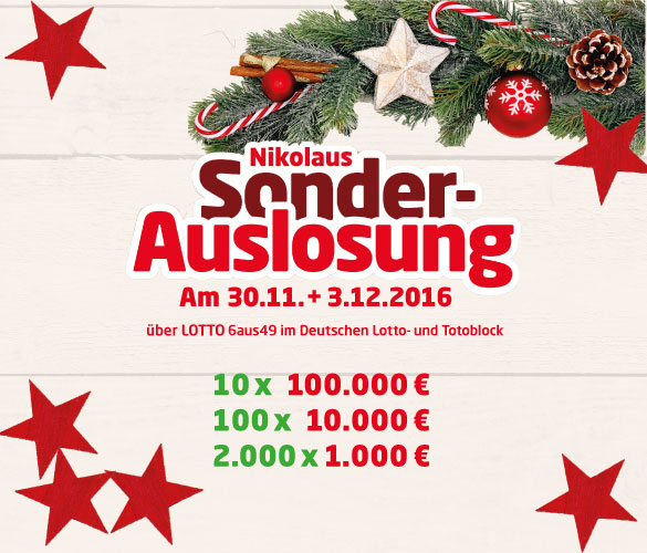 Sieger-Chance Gewinnzahlen Sieger-Chance Gewinnzahlen